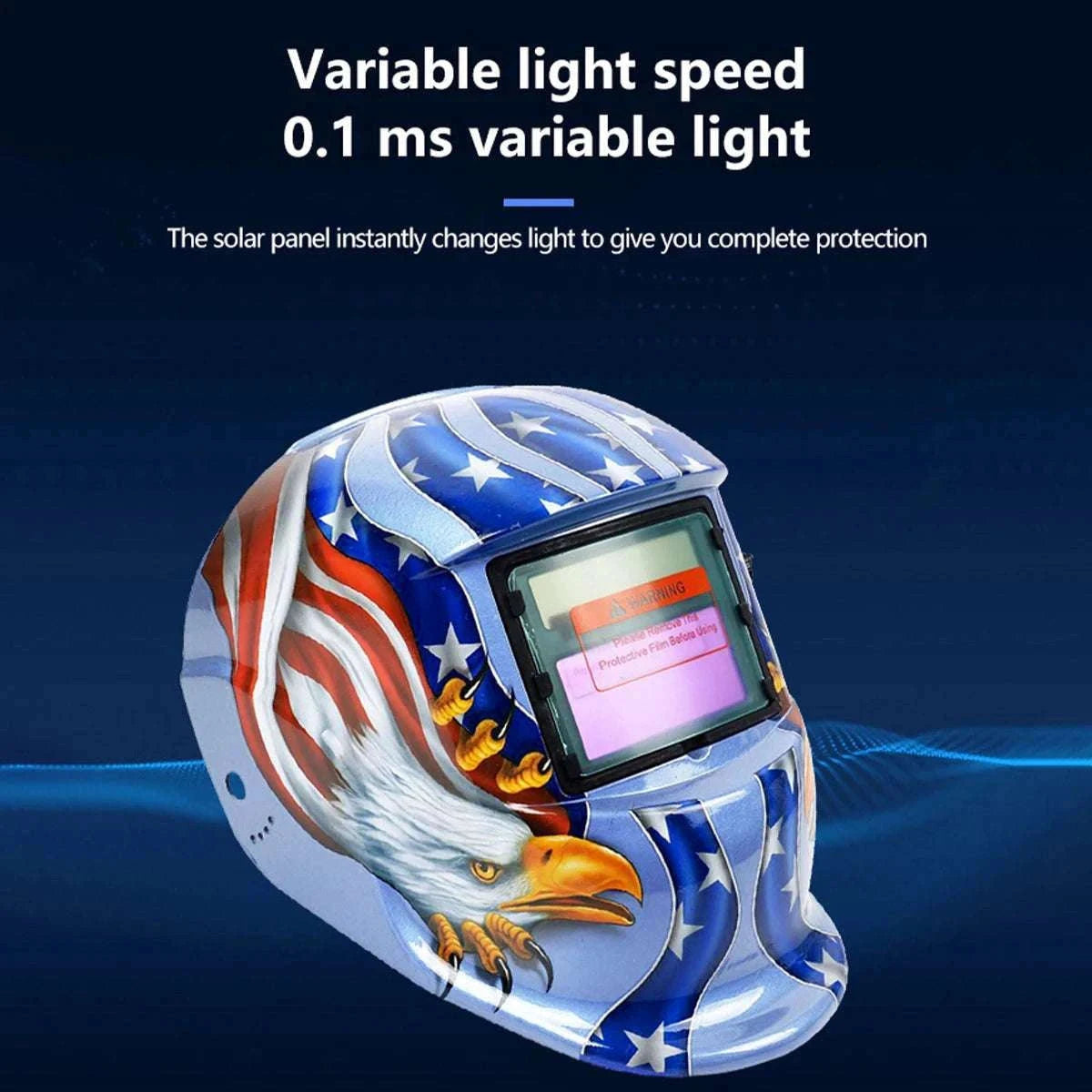 Auto Darkening Welding Helmet with Large View True Color Lens-107