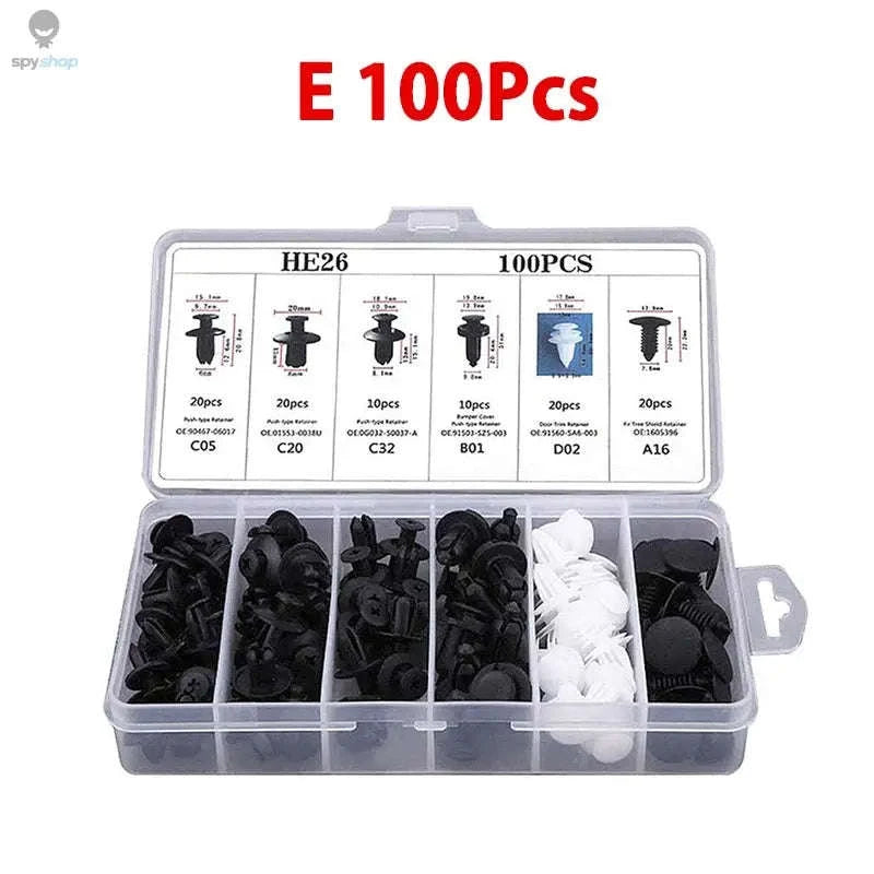 Auto Fastener Clip Mixed Car Body Push Retainer Kit-A 50Pcs(Bag) no Tool