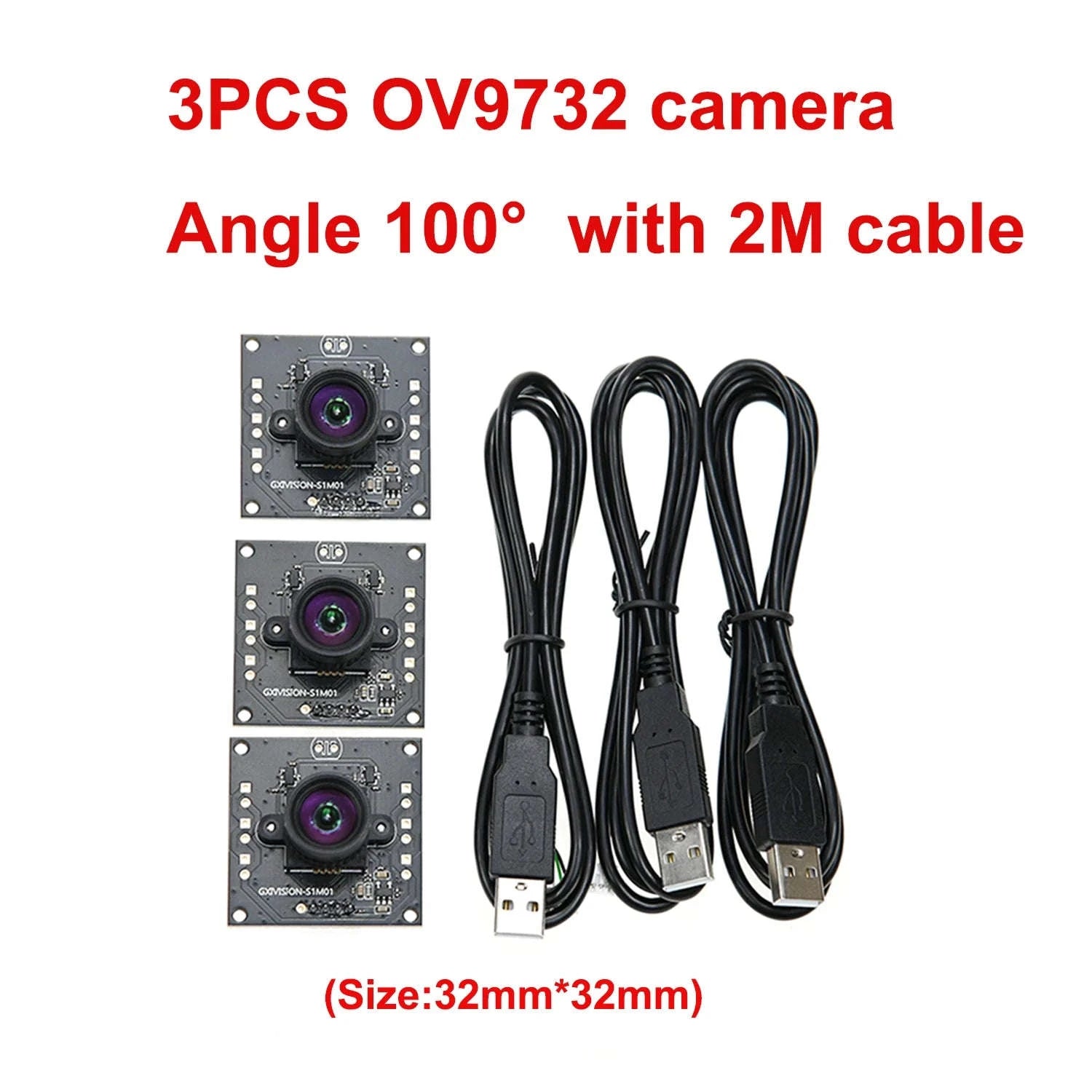 Autodarts Camera Module Set (3pcs)-OV9732 1MP