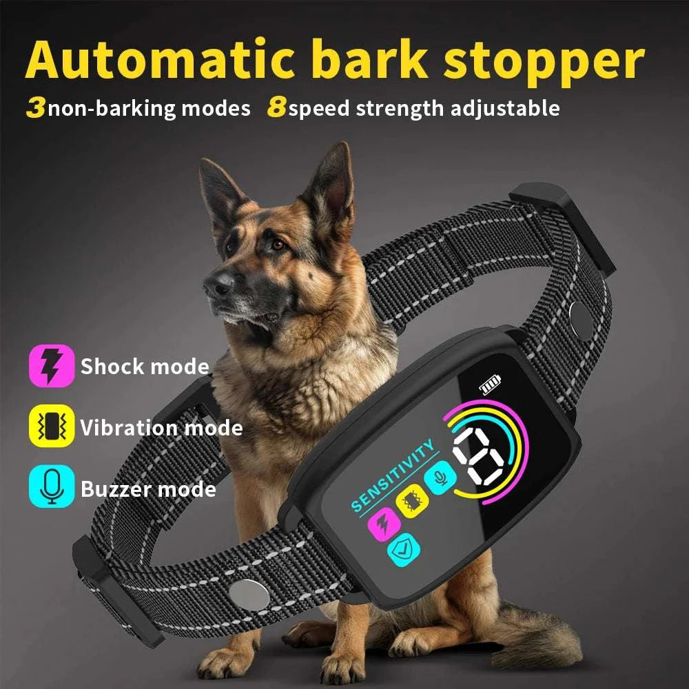 Automatic Anti Bark Dog Collar with Rechargeable Waterproof Design-Default Title
