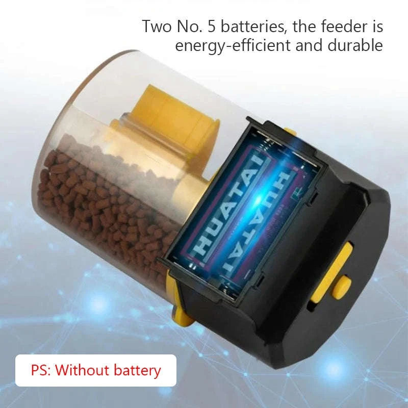 Automatic Fish Tank Feeder with Intelligent Timing-Blue