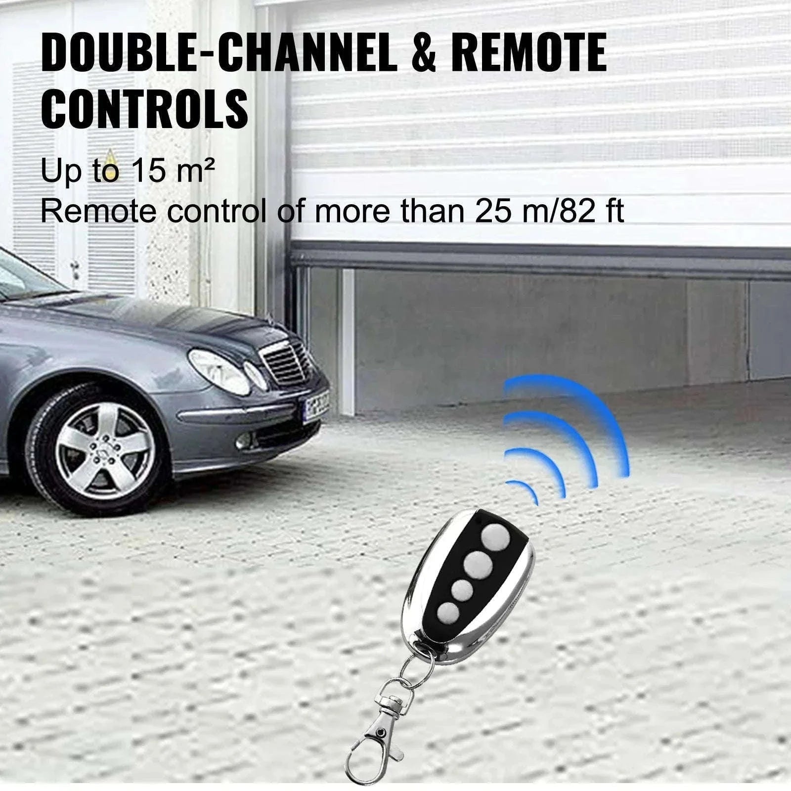 Automatic Garage Door Opener Kit with Remote Control & Quiet Motor-CZECH REPUBLIC / 1000 N