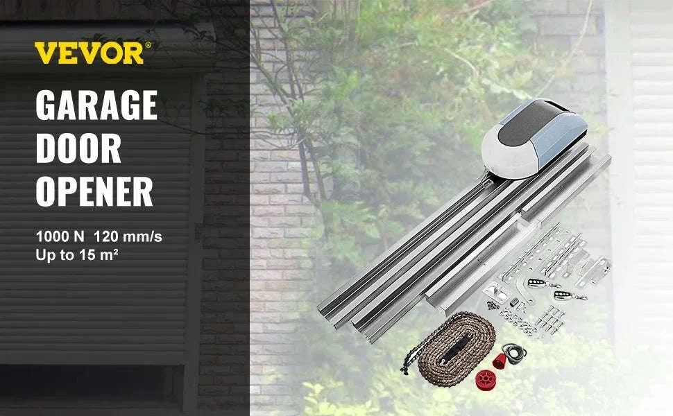 Automatic Garage Door Opener Kit with Remote Control & Quiet Motor-CZECH REPUBLIC / 1000 N