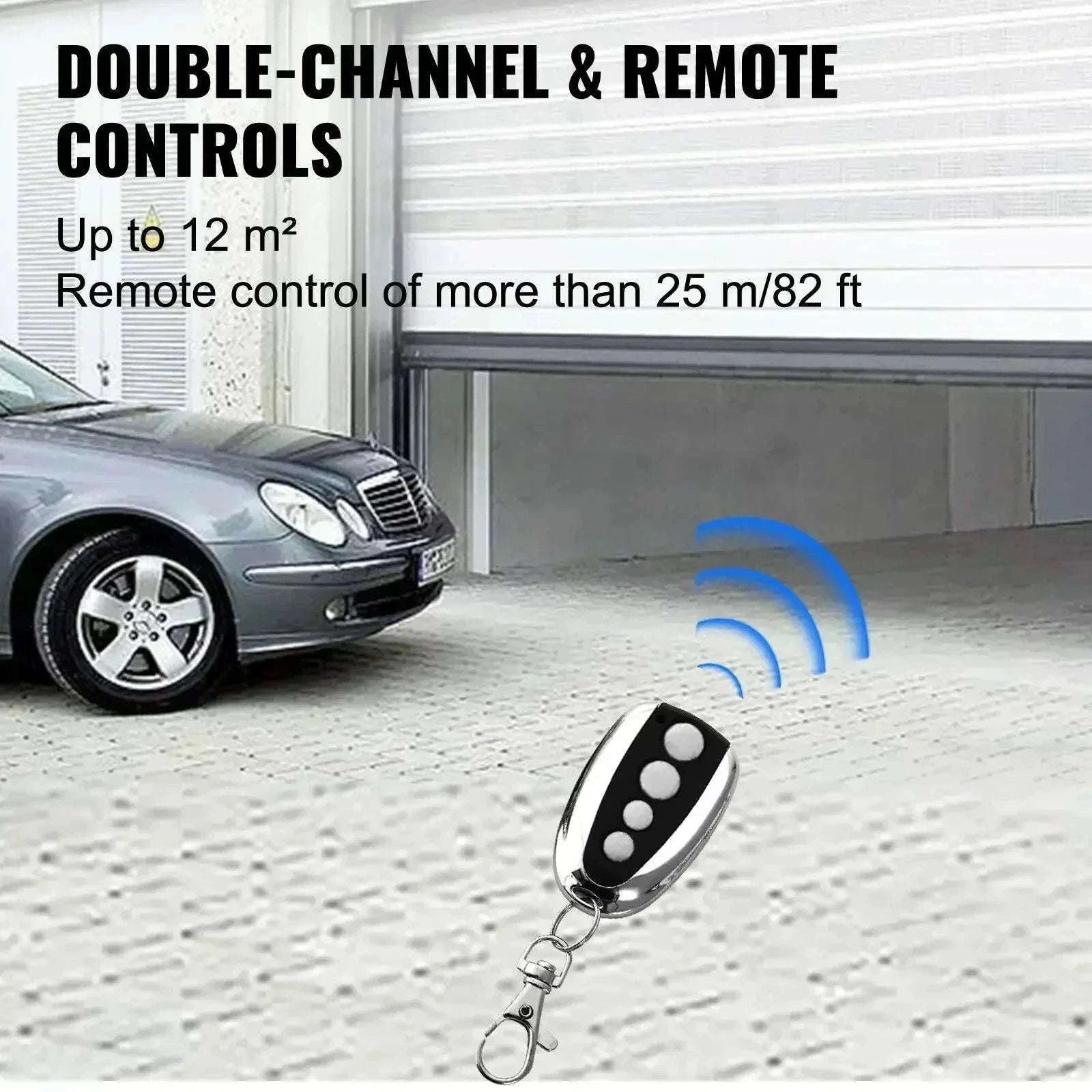 Automatic Garage Door Opener Kit with Remote Control & Quiet Motor-CZECH REPUBLIC / 1000 N