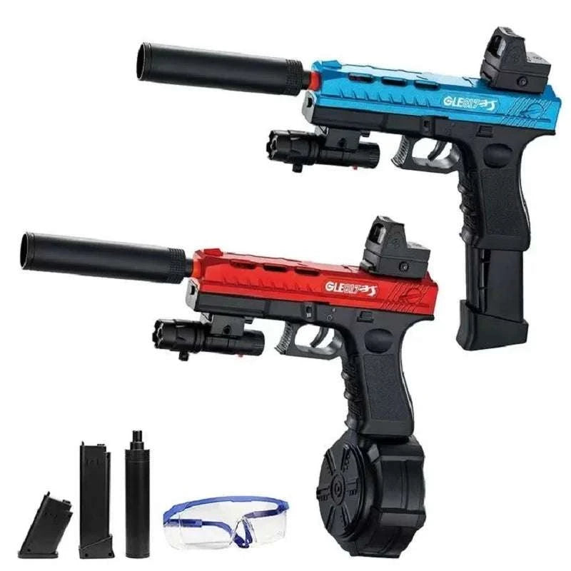 Automatic Gel Ball Blaster Pistol Electric Hydrogel Shooting Toy-817blue