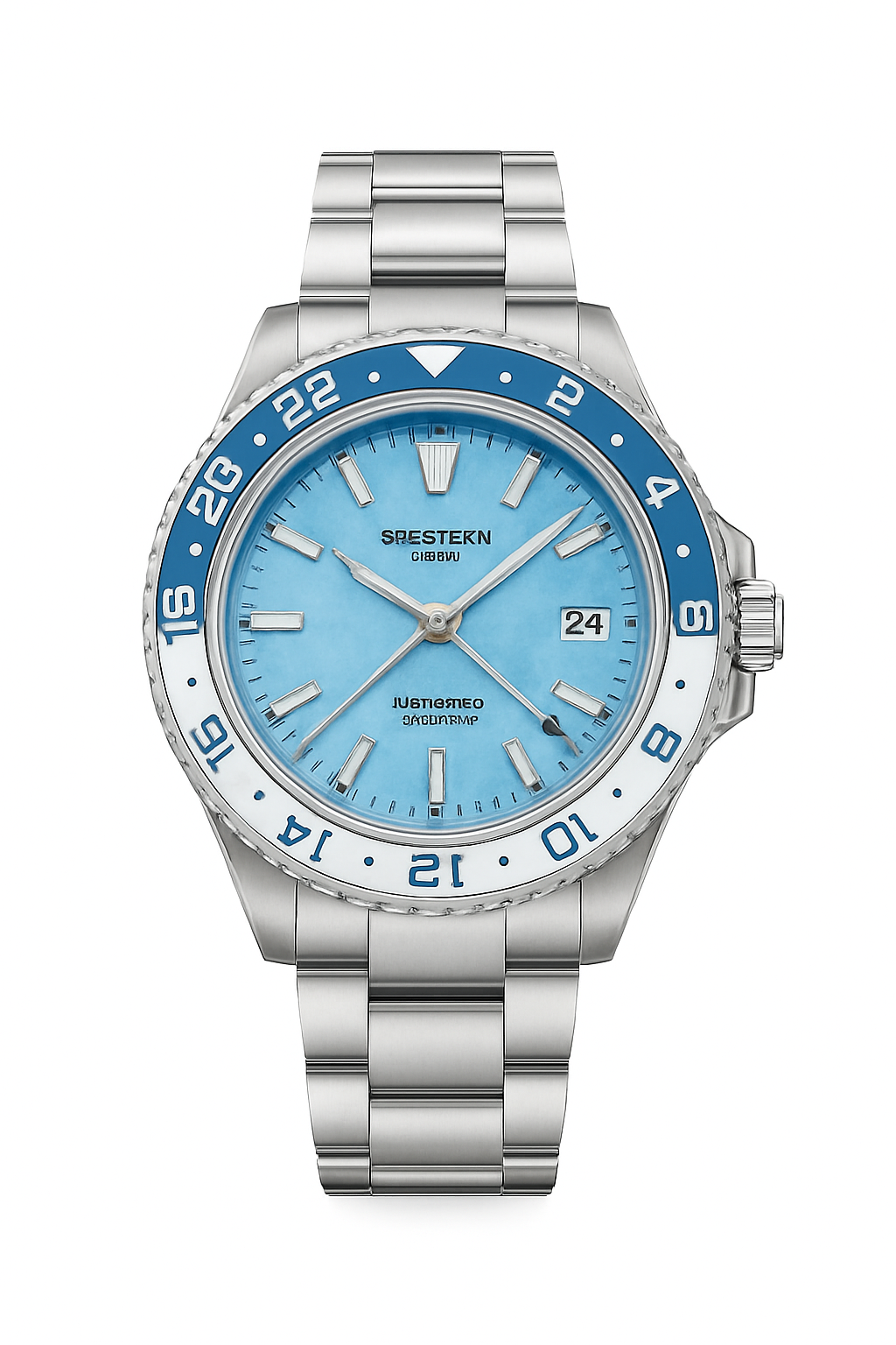Automatic GMT Diver Watch NH34 Sapphire 200m Stainless Steel 41mm