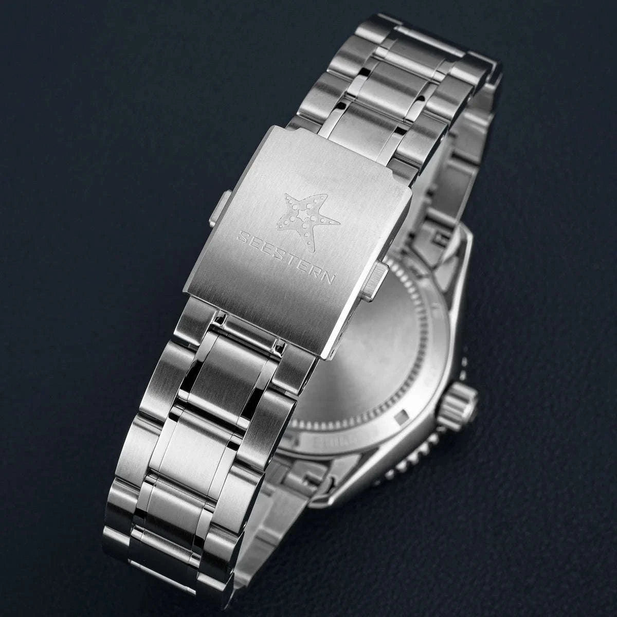 Automatic GMT Diver Watch NH34 Sapphire 200m Stainless Steel 41mm-Green