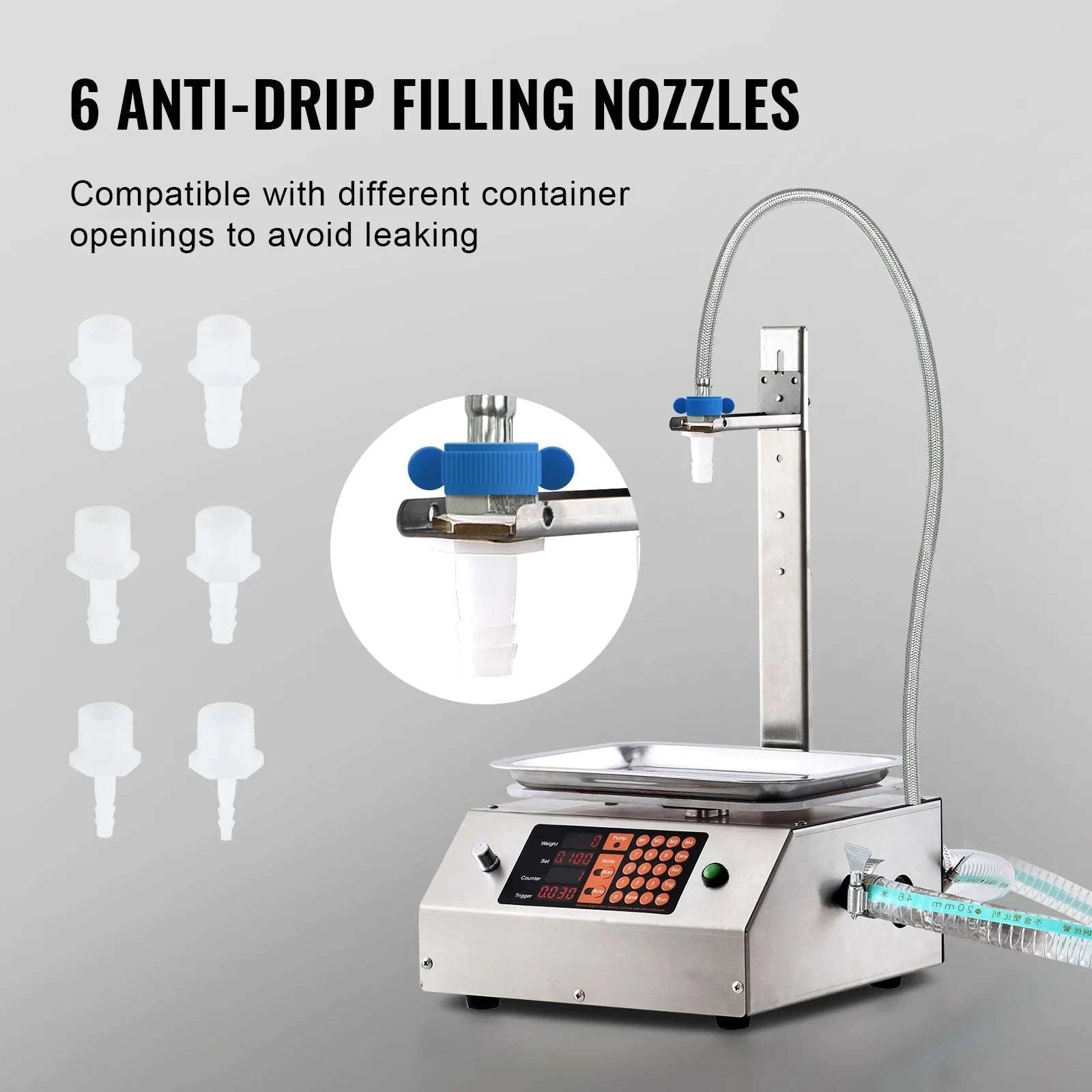 Automatic Liquid Filling Machine with Digital Control & 17L/min Flow-30-15000g / CZECH REPUBLIC