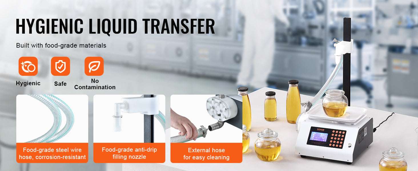 Automatic Liquid Filling Machine with Gear Pump 50–5000g-50-5000 g / GERMANY