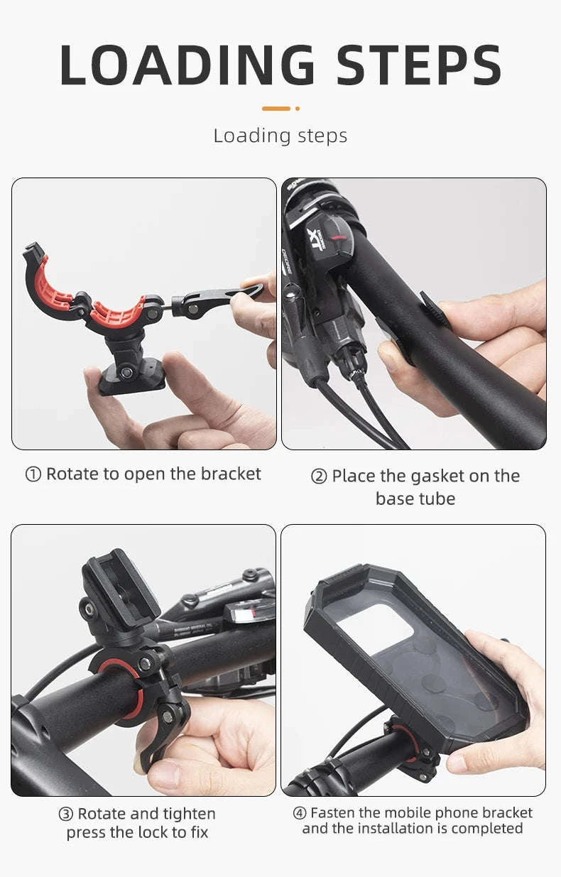 Automatic Lock Bike Phone Holder Anti-Shock Non-Slip Mount-25210022001