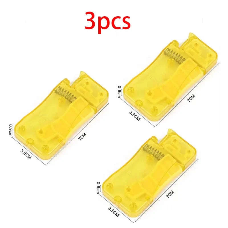 Automatic Needle Threader Tool for Easy Hand and Machine Sewing-1pcs Yellow / United States