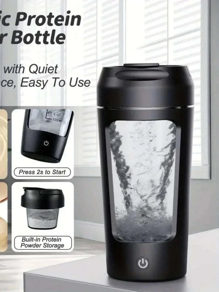 Automatic Protein Shaker Bottle for Gym & Outdoors-450ML