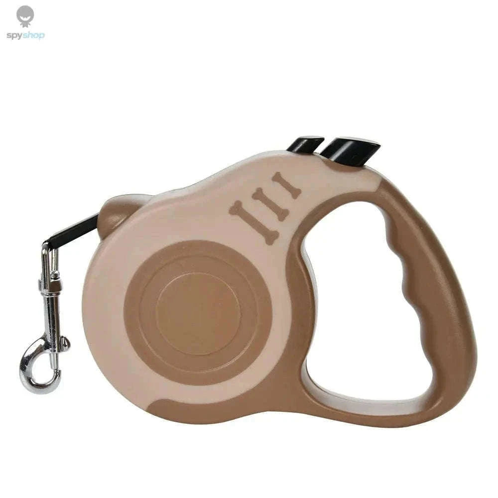 Automatic Retractable Pet Leash for Smoother, Controlled Walks-Red and Gray / 5M