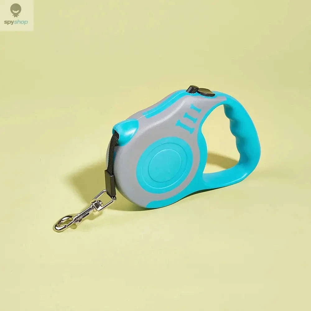 Automatic Retractable Pet Leash – Smooth Control and Comfortable Walks-Red and Gray / 5M