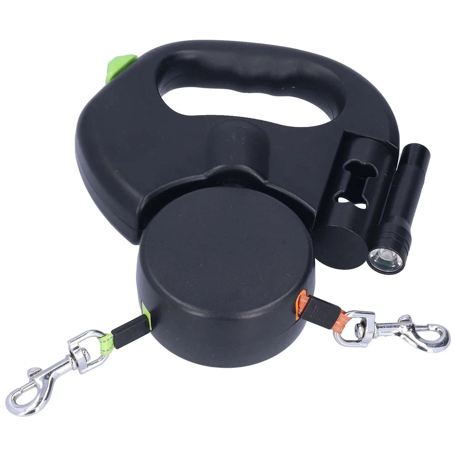 Automatic Retractable Pet Leash with Light and Bag Dispenser-Default Title