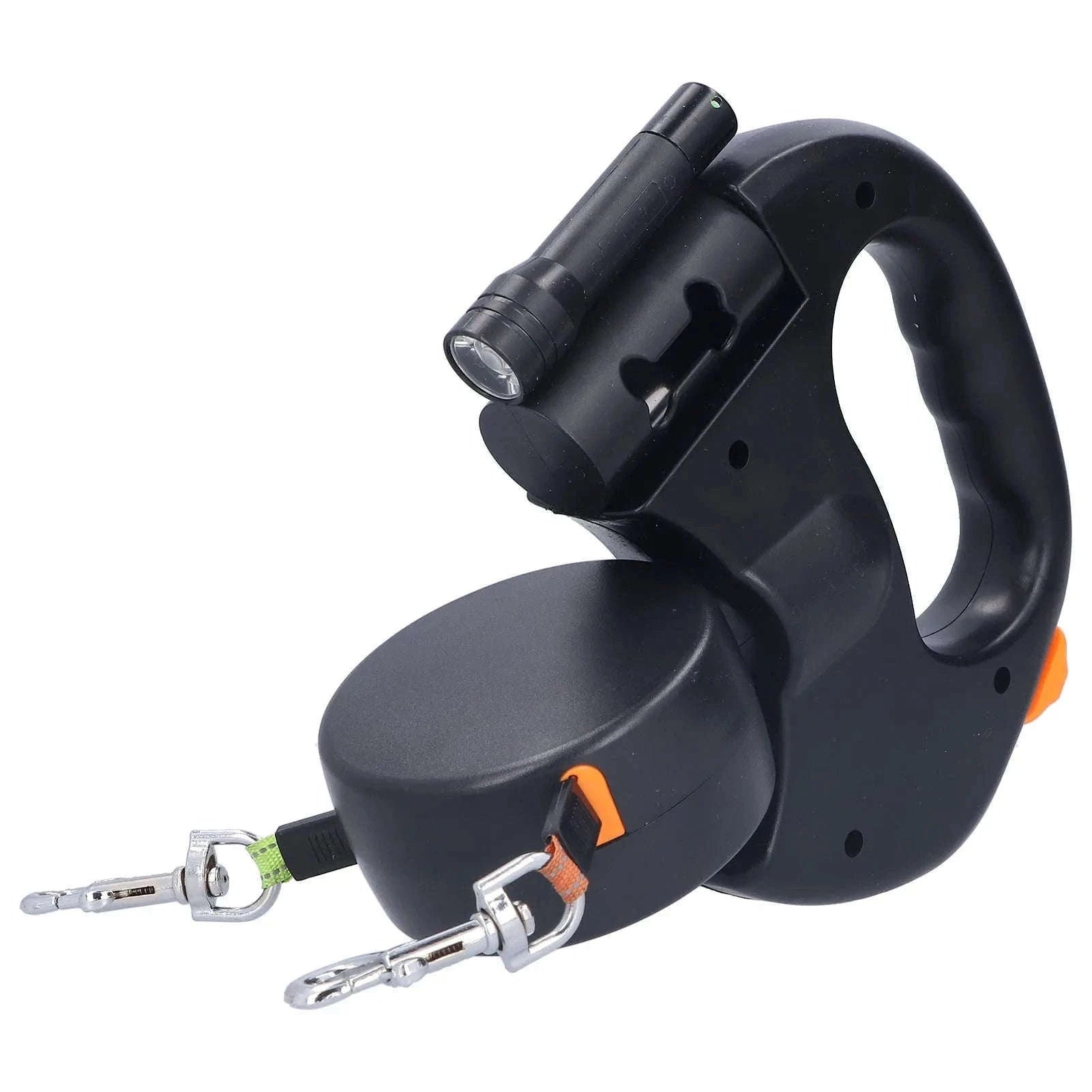 Automatic Retractable Pet Leash with Light and Bag Dispenser-Default Title