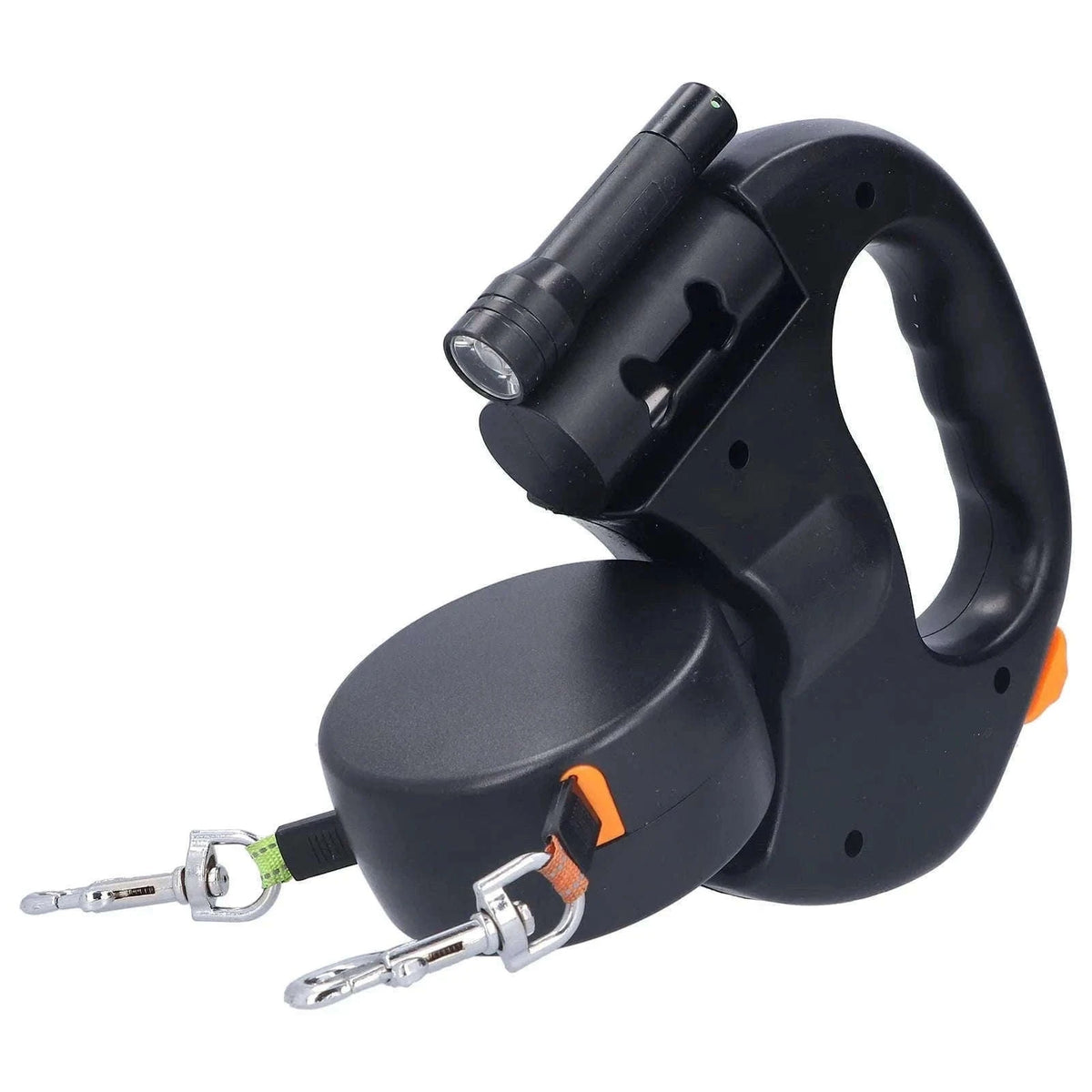Automatic Retractable Pet Leash with Light and Bag Dispenser-Default Title