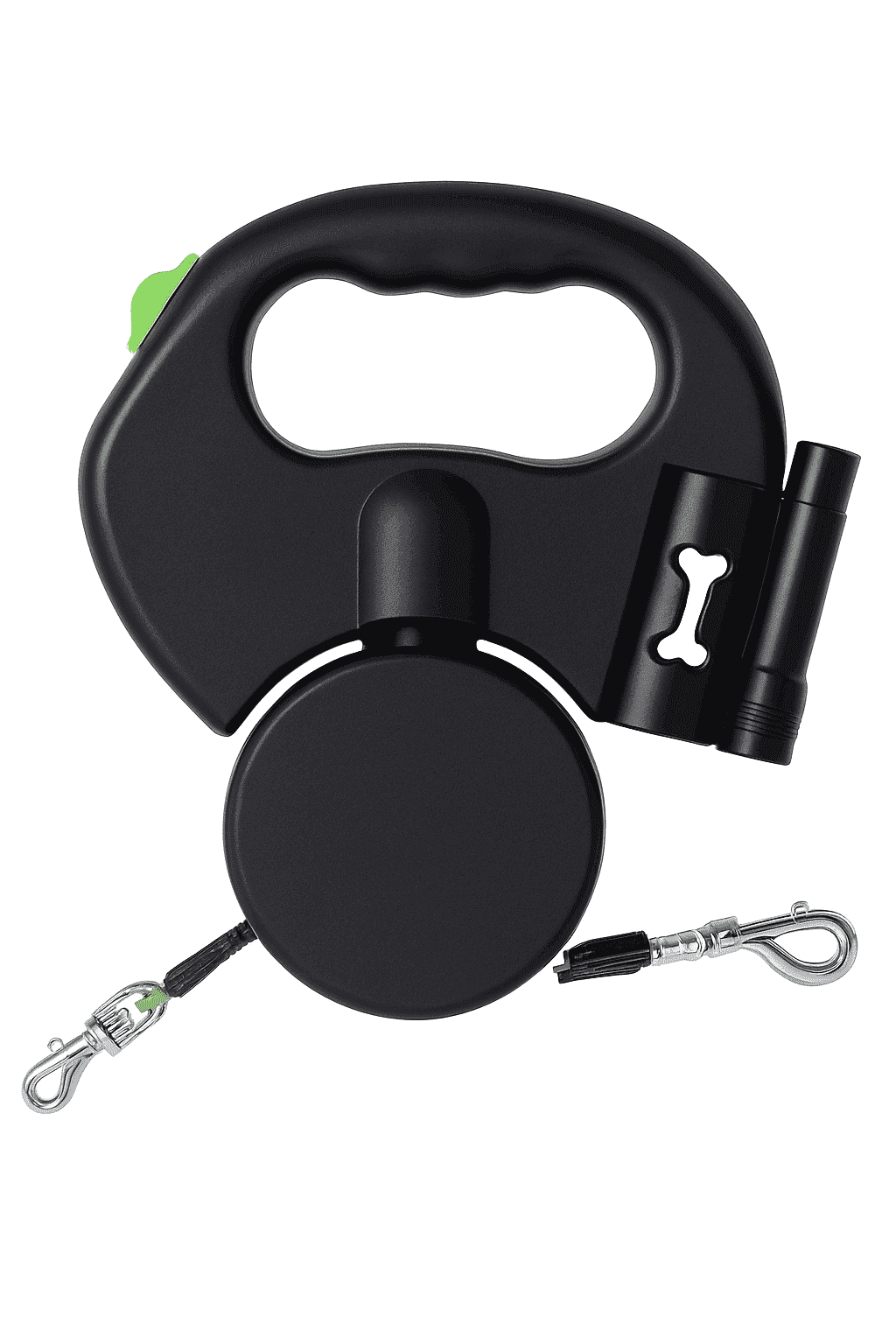 Automatic Retractable Pet Leash with Light and Bag Dispenser-Default Title