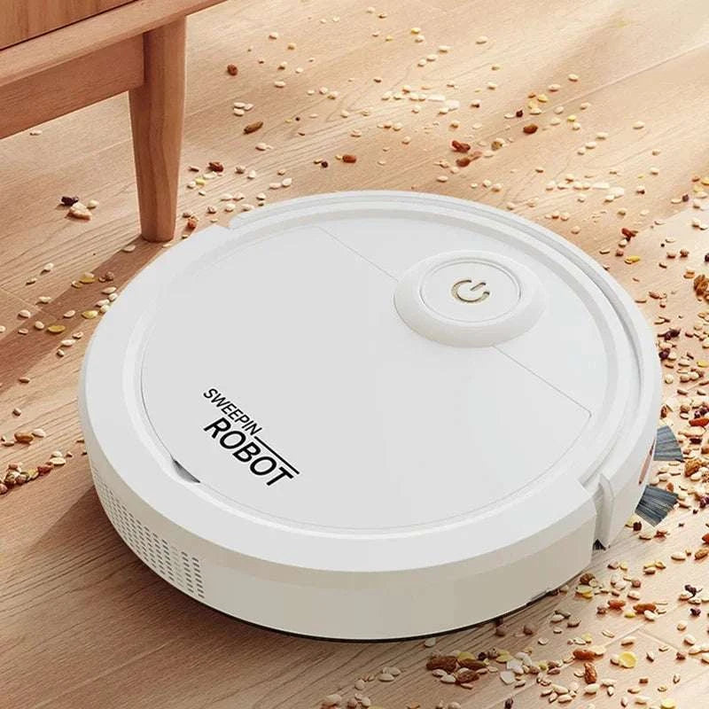 Automatic Robot Vacuum Mop 5-in-1 Cleaner with Slim 6.8cm Design-White