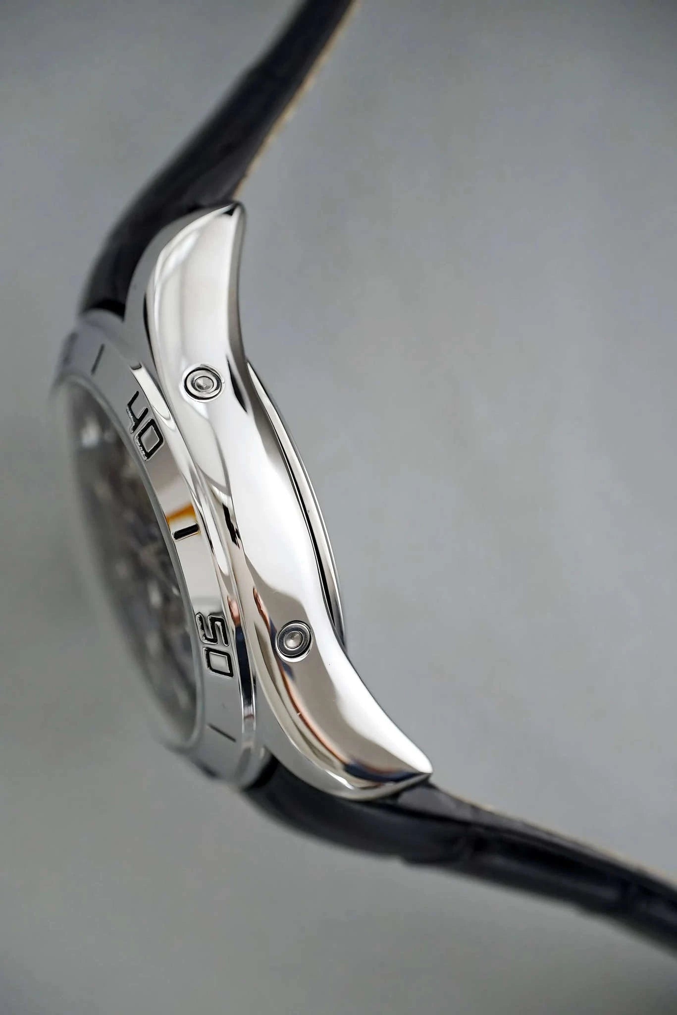 Automatic Skeleton Tourbillon Mechanical Watch with Leather Strap-Black Black Black