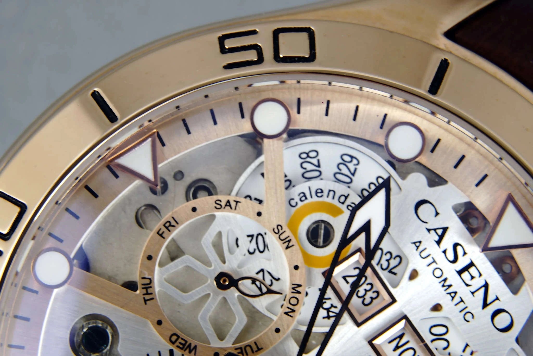 Automatic Skeleton Tourbillon Mechanical Watch with Leather Strap-Black Black Black