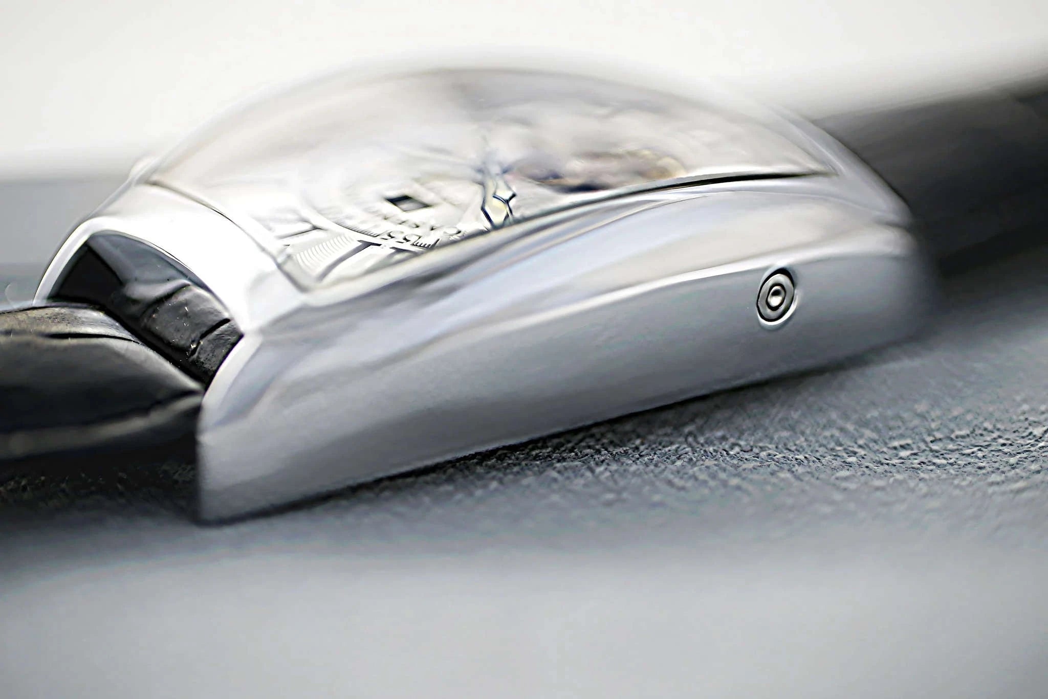 Automatic Skeleton Tourbillon Watch with Calendar and Luminous Dial-BLACK WHITE BLACK / China Mainland