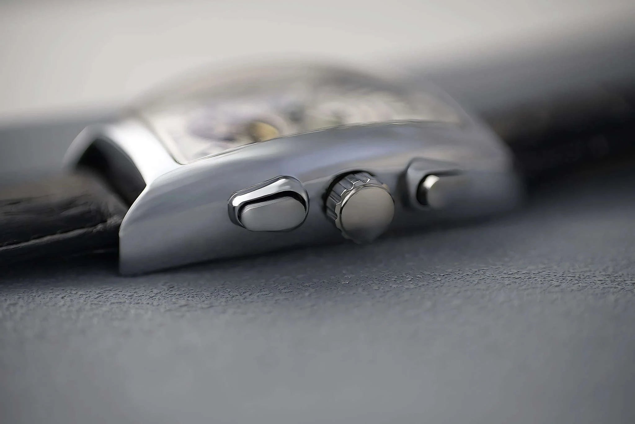 Automatic Skeleton Tourbillon Watch with Calendar and Luminous Dial-BLACK WHITE BLACK / China Mainland