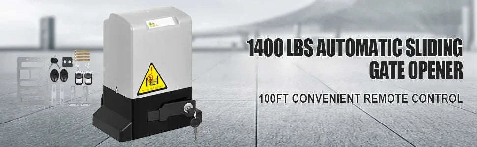Automatic Sliding Gate Opener Kit 600kg with Remote & 4m Rack-United States / PY600AC