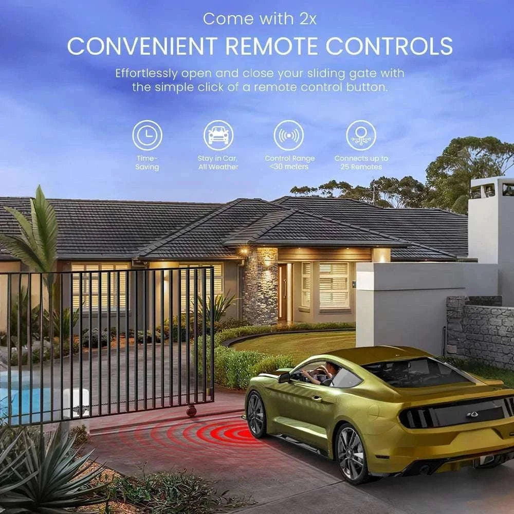 Automatic Sliding Gate Opener Kit 800kg/1600kg with Remote Control-1600KG / United States