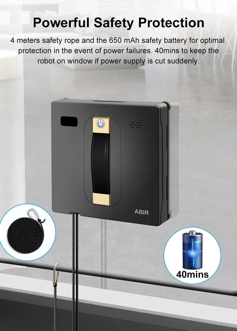 Automatic Window Cleaning Robot with Dual Spray & Smart Mapping-spain / Yes