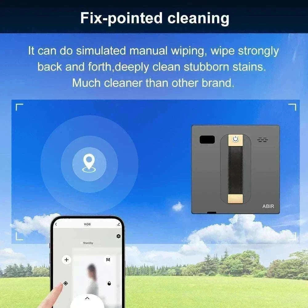 Automatic Window Cleaning Robot with Dual Spray & Smart Mapping-spain / Yes