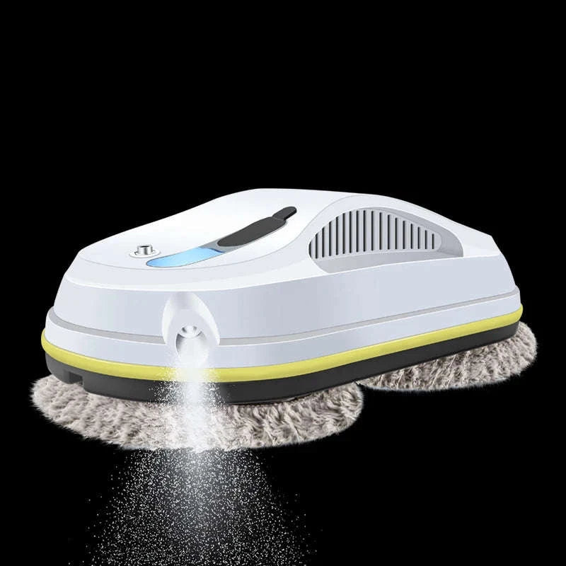 Automatic Window Cleaning Robot with Smart Water Spray-WHITE / AU / Australia|Yes