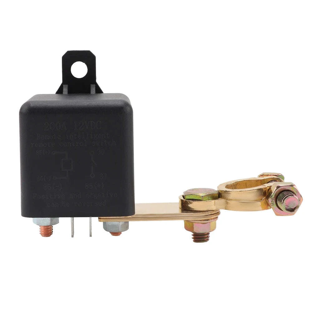 Automotive Relay Remote Car Battery Disconnect Anti‑Theft System-As picture