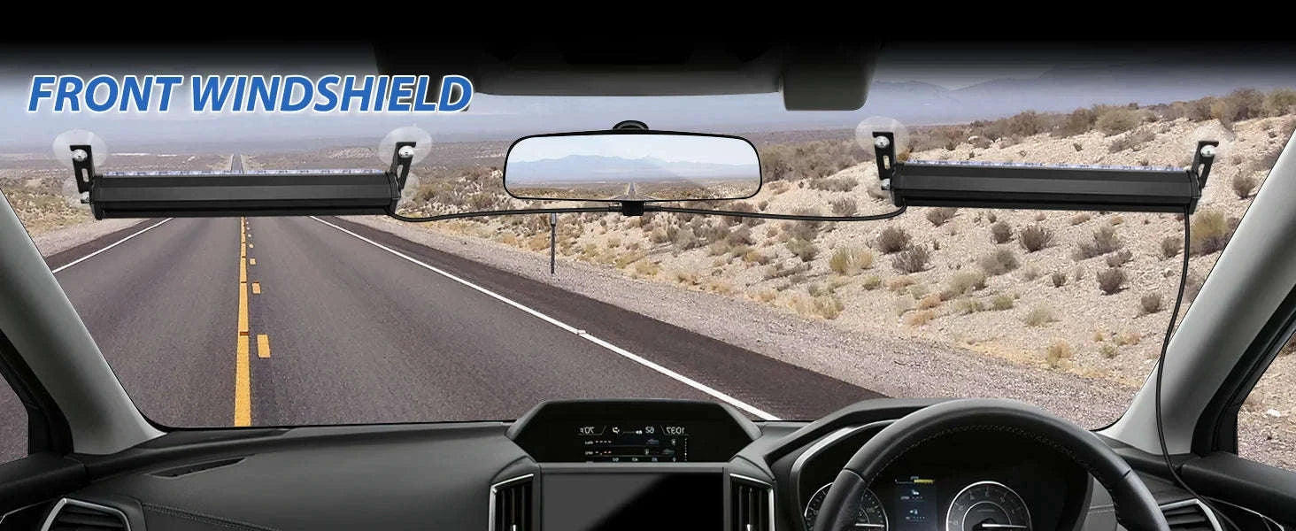 Automotive Strobe Traffic Advisor Light Bar 2-in-1 Dash Warning Light-United States / blue