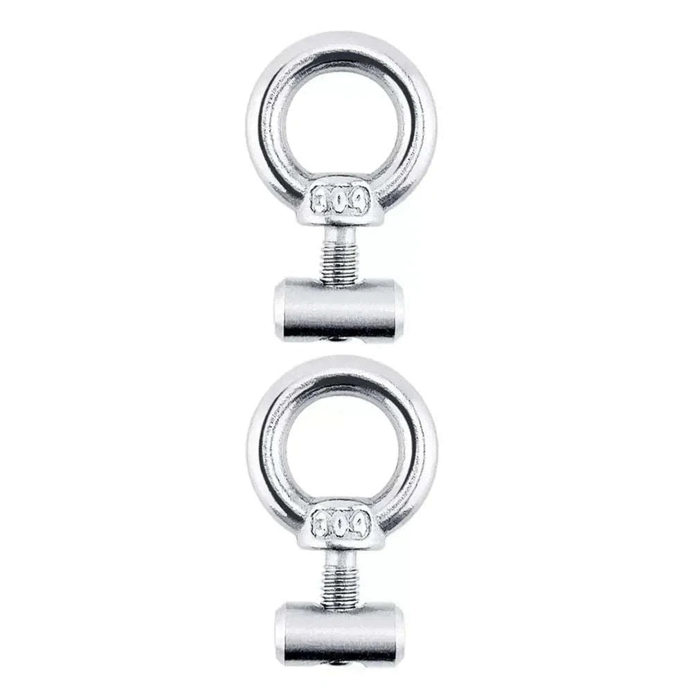 Awning Rail Stoppers for 4mm Rail, Stainless Steel, Silver-4pcs