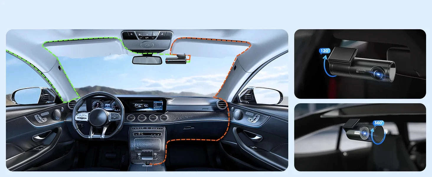 AZDOME M300S 4K Front and Rear Dash Cam with WiFi GPS-M300S Standard List / United Kingdom / Free 64GB TF Card