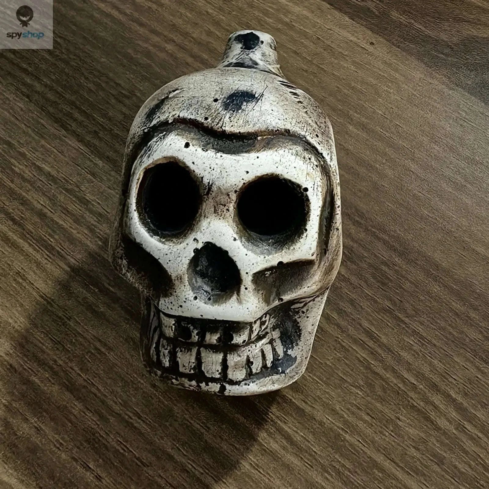Aztec Death Whistle – Skull Scream Instrument for Rituals and Atmosphere-silver / CHINA