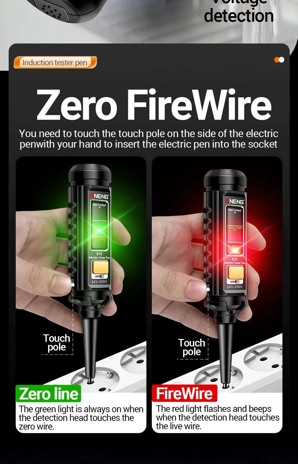 B15 Induction Test Pen-Black