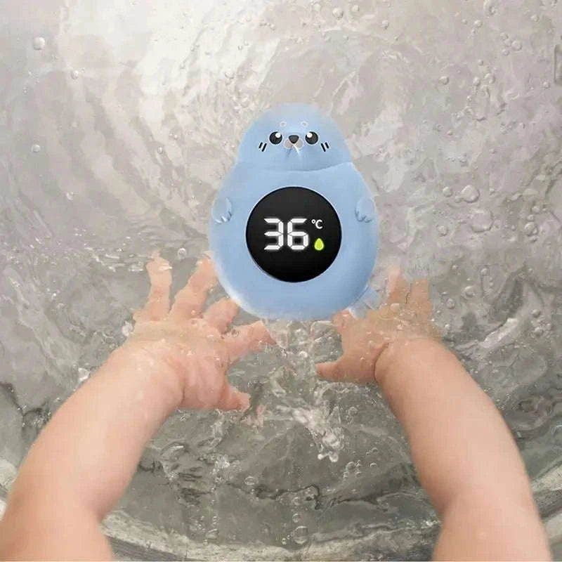 Baby Bath Thermometer with LED Temperature Monitor-BLUE / CHINA