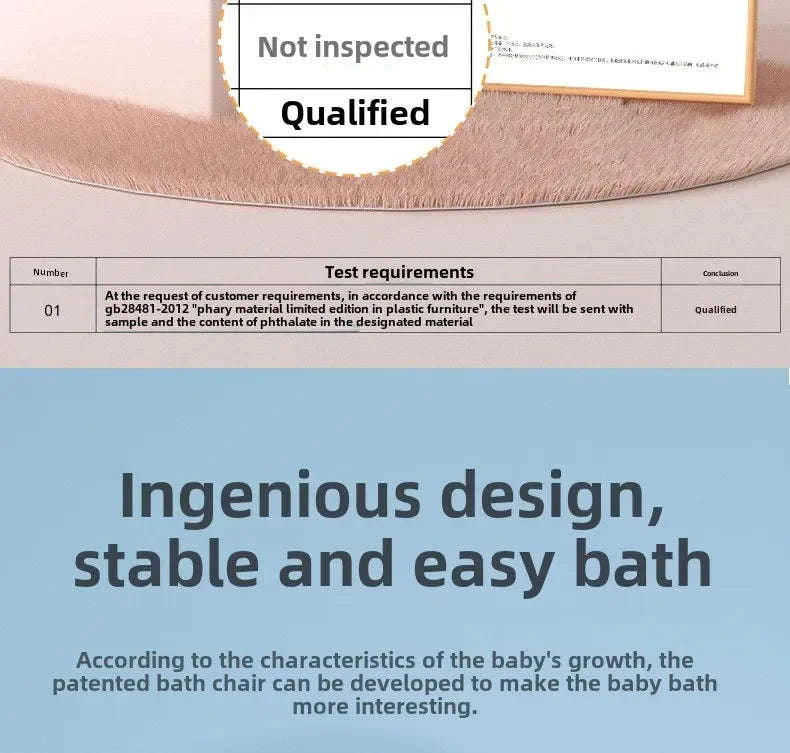 Baby Bathtub Seat-Pink