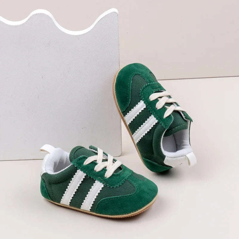 Baby Casual Sports Shoes with PVC Sole-camel / 0-6 Months
