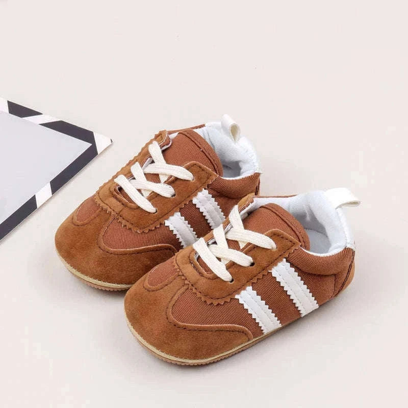 Baby First Walker Sports Shoes with Grippy PVC Sole-Red / 7-12 Months