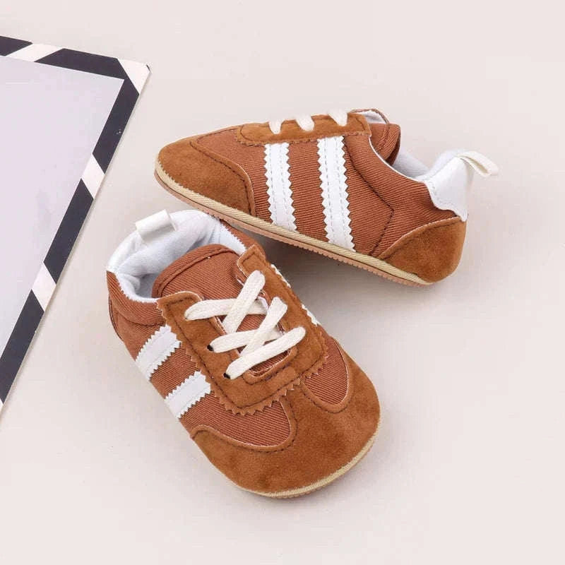 Baby First Walker Sports Shoes with Grippy PVC Sole-Red / 7-12 Months