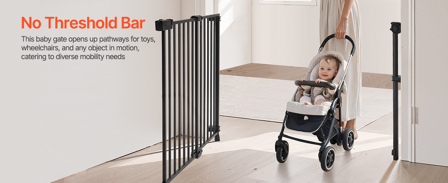 Adjustable Baby Gate for Child and Pet Safety