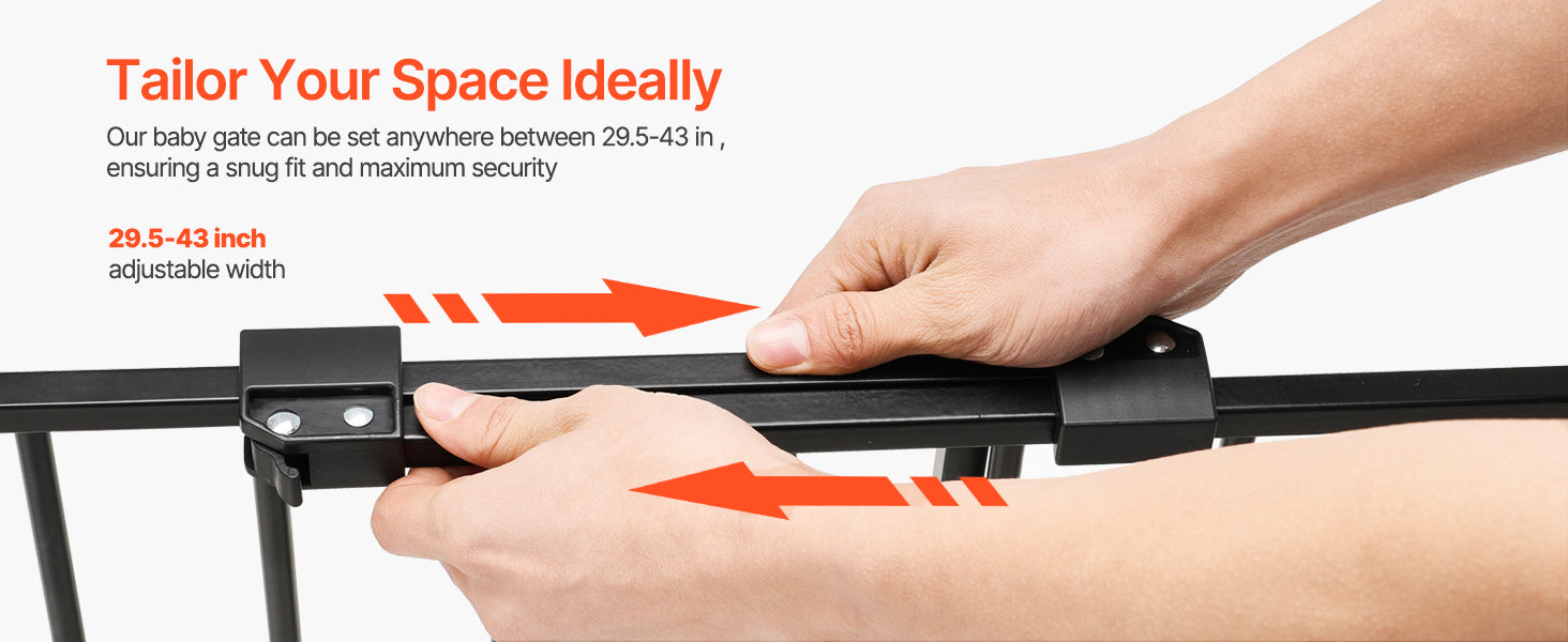 Adjustable Baby Gate for Child and Pet Safety