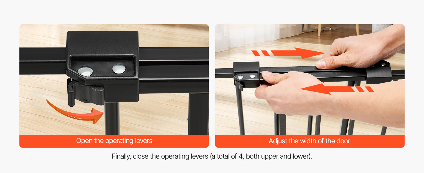 Adjustable Baby Gate for Child and Pet Safety
