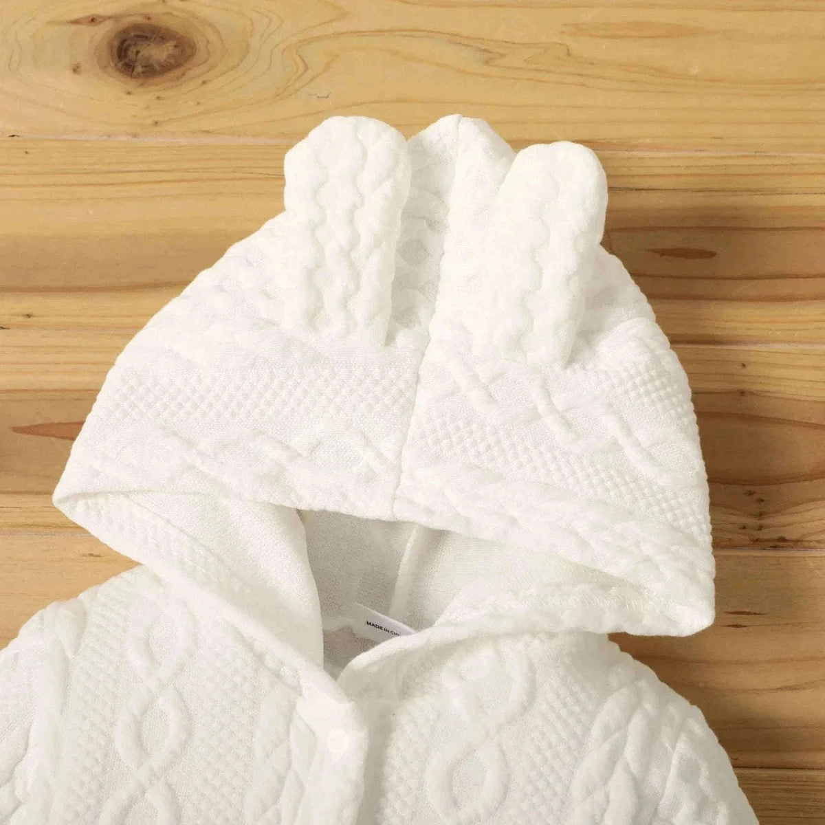 Baby Hooded Romper with Ears for Newborns to 18 Months-22109809 / 0-3M