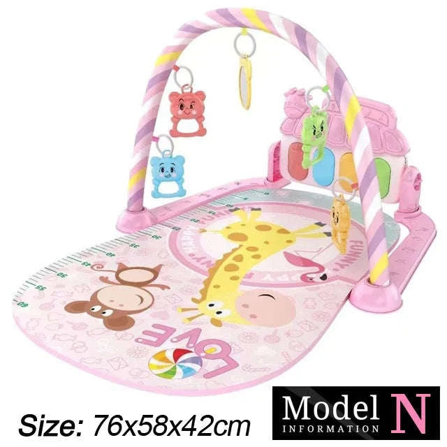 Baby Play Gym with Music Piano and Activity Toys-21