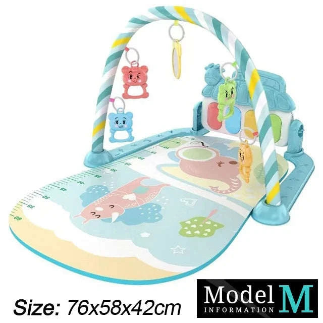 Baby Play Gym with Music Piano and Activity Toys-21