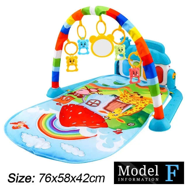 Baby Play Gym with Music Piano and Activity Toys-21